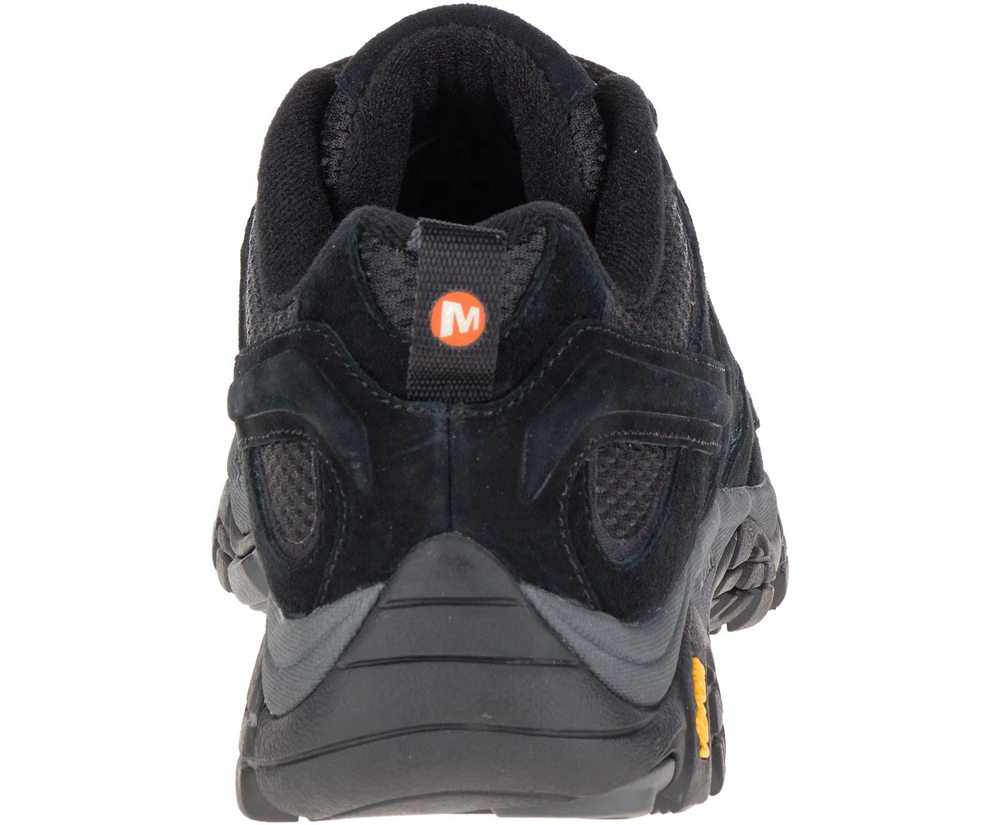 Buty Trekkingowe Merrell Męskie Czarne - Moab 2 Ventilator - 290735-FGP